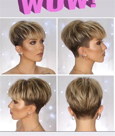 pixie haircut front and back view